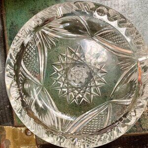 Vintage Crystal Ashtray
